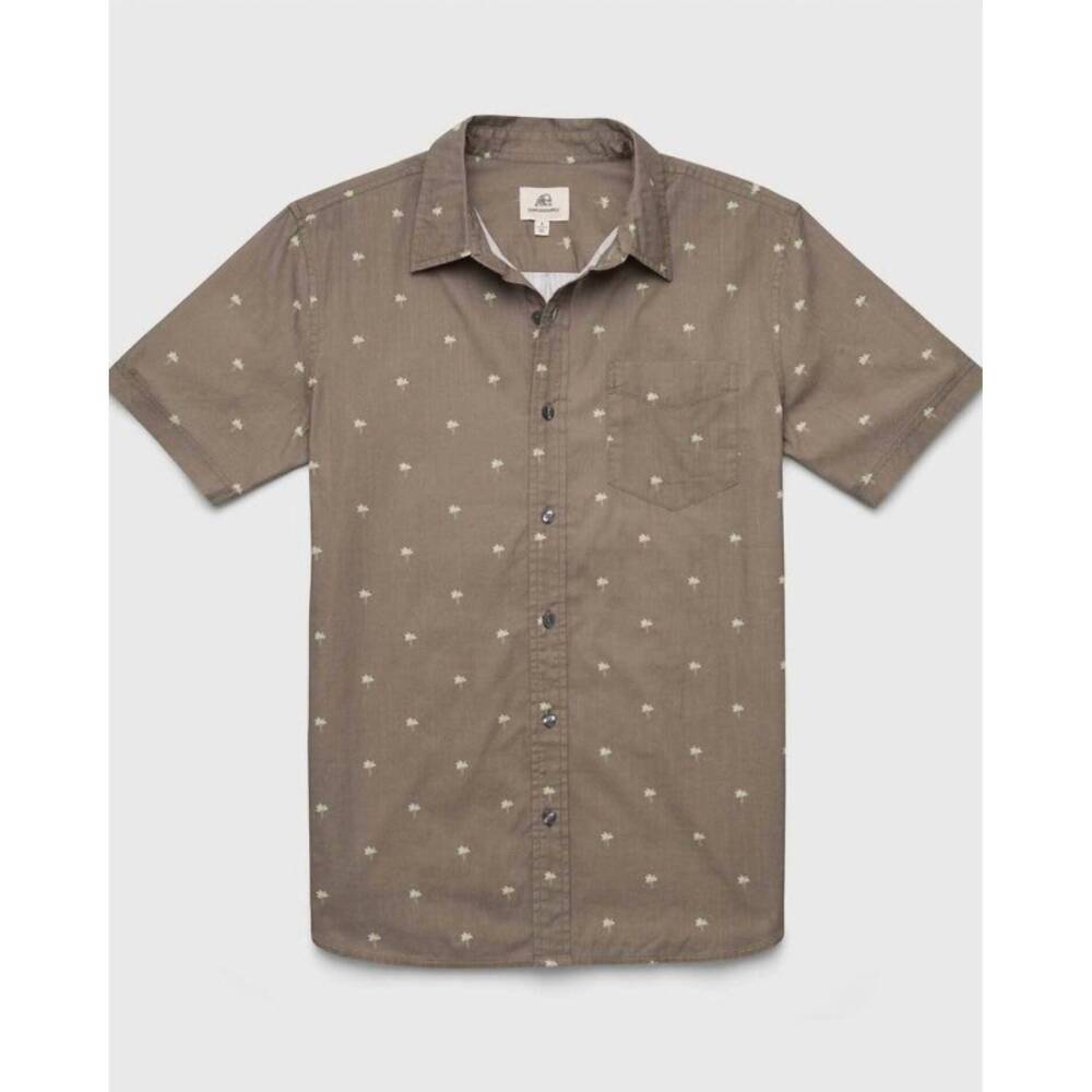 NEW SURFSIDE SUPPLY men's joey palm shirt in olive
